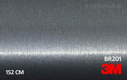 3M 2080 BR201 Brushed Steel keukenfolie