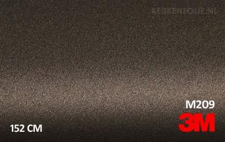 3M 2080 M209 Matte Brown Metallic keukenfolie