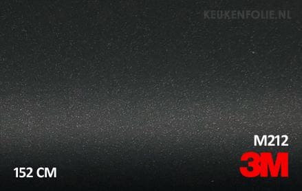 3M 2080 M212 Matte Black Metallic keukenfolie