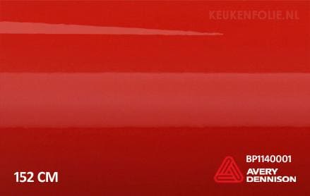 Avery SWF Gloss Cardinal Red keukenfolie