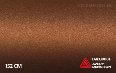 Avery SWF Matte Brown Metallic keukenfolie