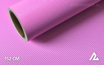 3D carbon roze keukenfolie