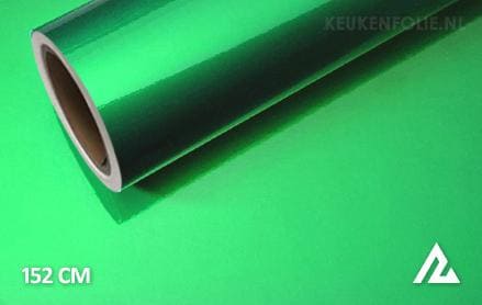 Glans metallic groen keukenfolie