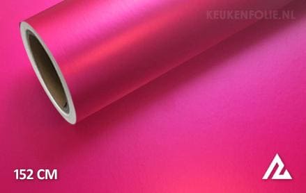 Mat chroom fuchsia keukenfolie