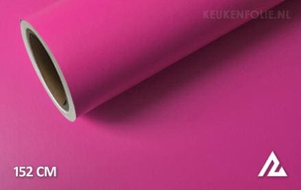 Mat fuchsia keukenfolie