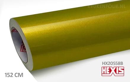 Hexis HX20558B Metallic Yellow Gloss keukenfolie