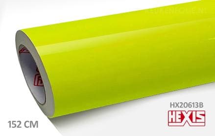 Hexis HX20613B Fluor Yellow Gloss keukenfolie