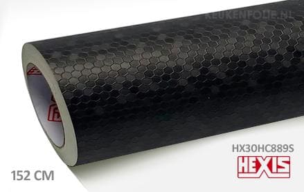 Hexis HX30HC889S Honey Comb Black keukenfolie