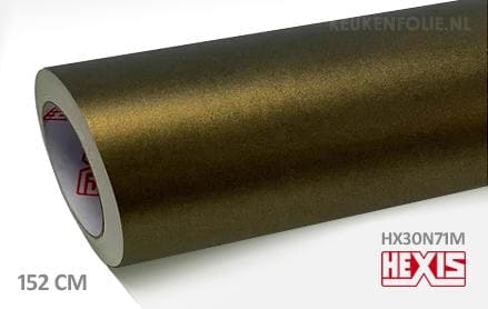 Hexis HX30N71M Golden Black Matt keukenfolie