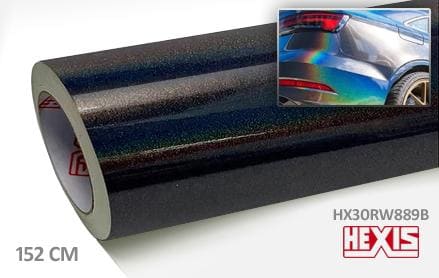 Hexis HX30RW889B Black Rainbow Gloss keukenfolie